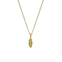Gold Baby Feather Necklace
