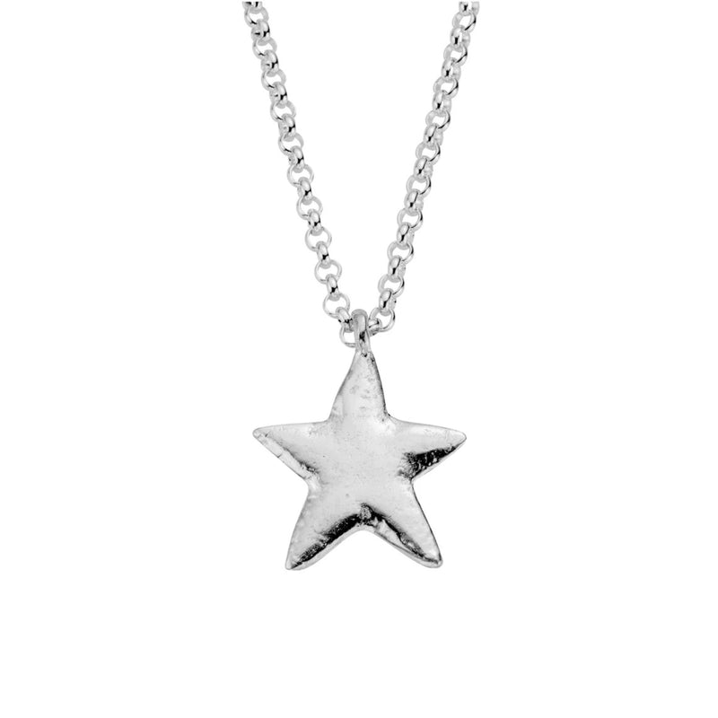Silver Maxi Star Necklace