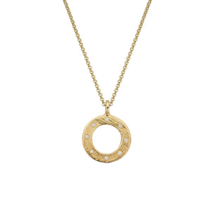 Gold 8 Diamond Luxury Forever Necklace