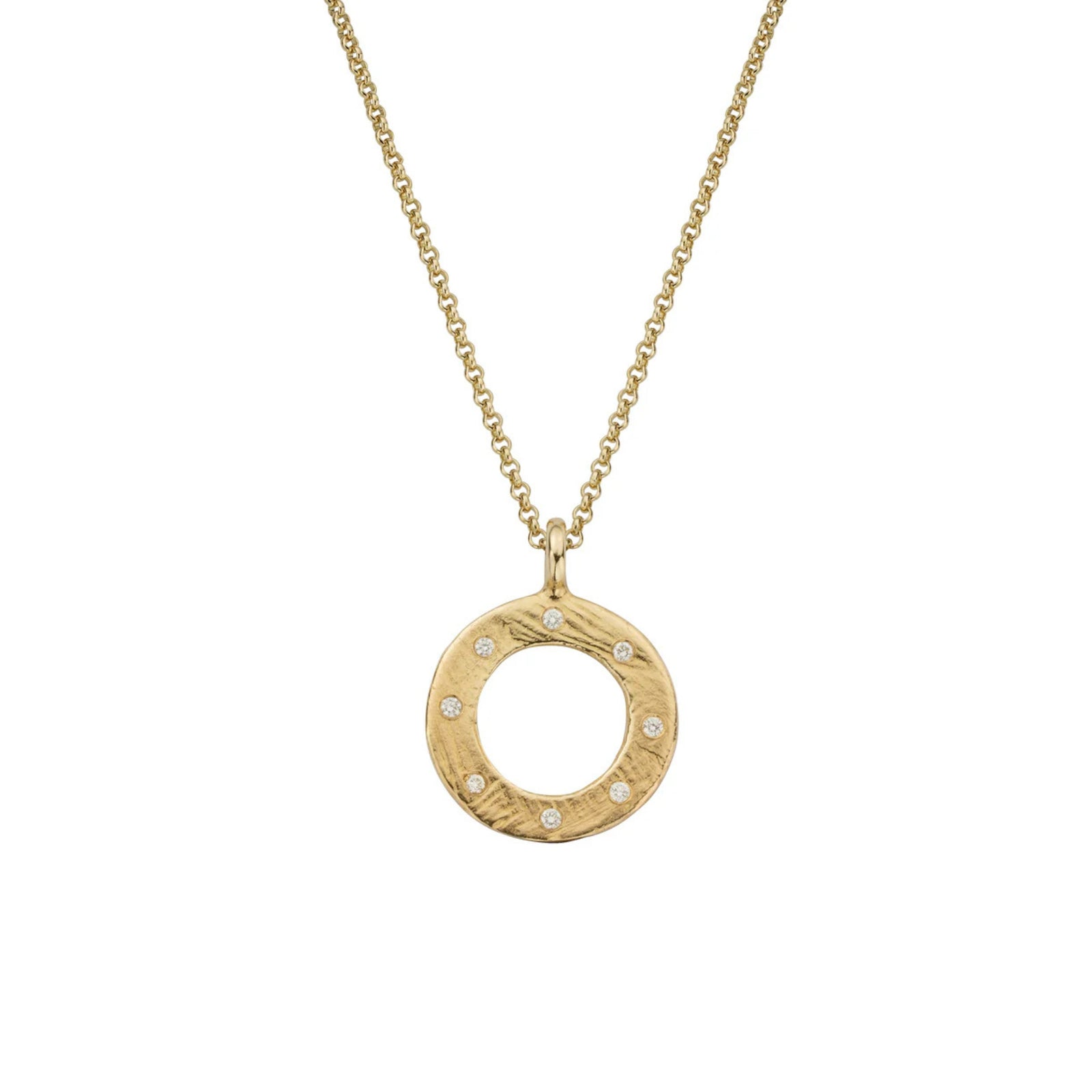 Gold 8 Diamond Luxury Forever Necklace