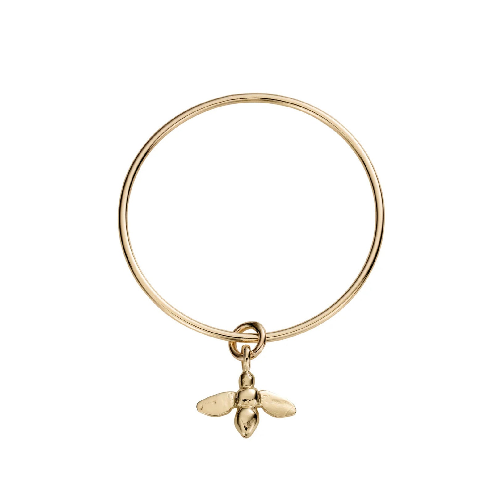 Gold Large Honey Bee Bangle