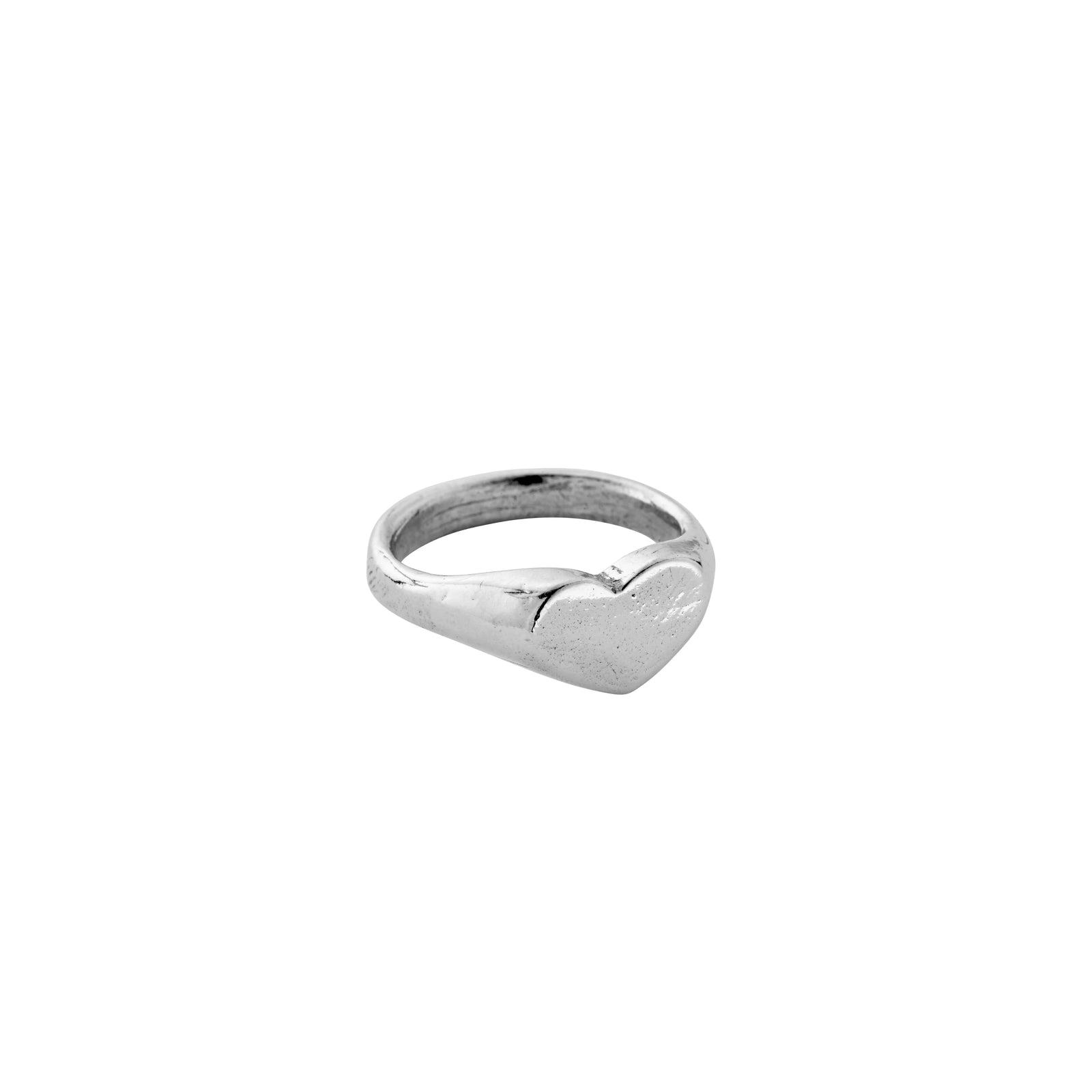 Silver Sweetheart Signet Ring