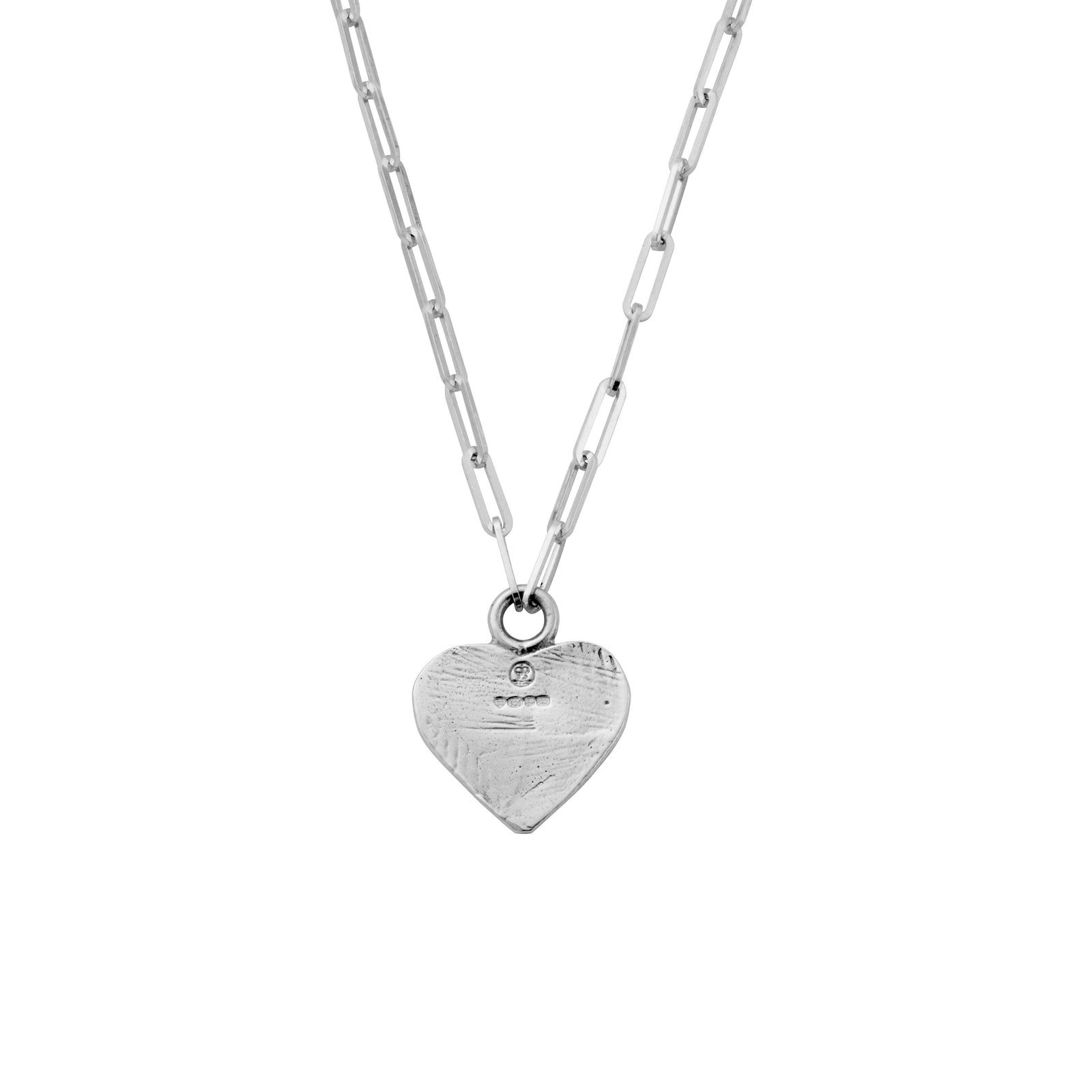 Silver 'Starry Night' Keeper's Heart Trace Chain Necklace