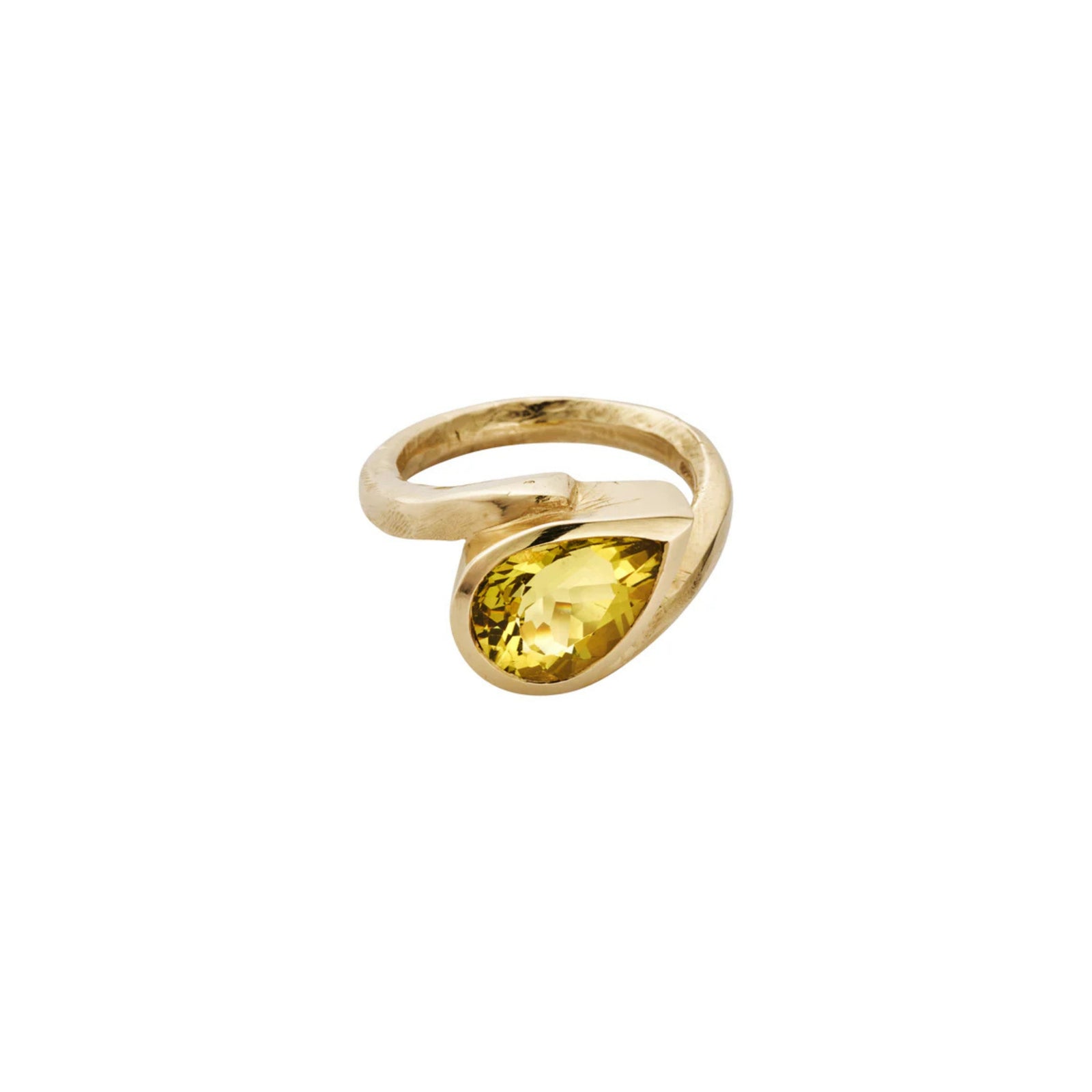 ORIANA Gold Zimbaqua Beryl Ring