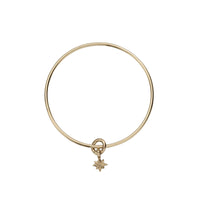 Gold Baby North Star Bangle