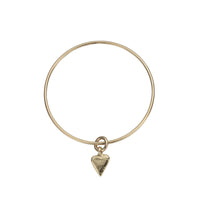 Gold Mini Heart Bangle