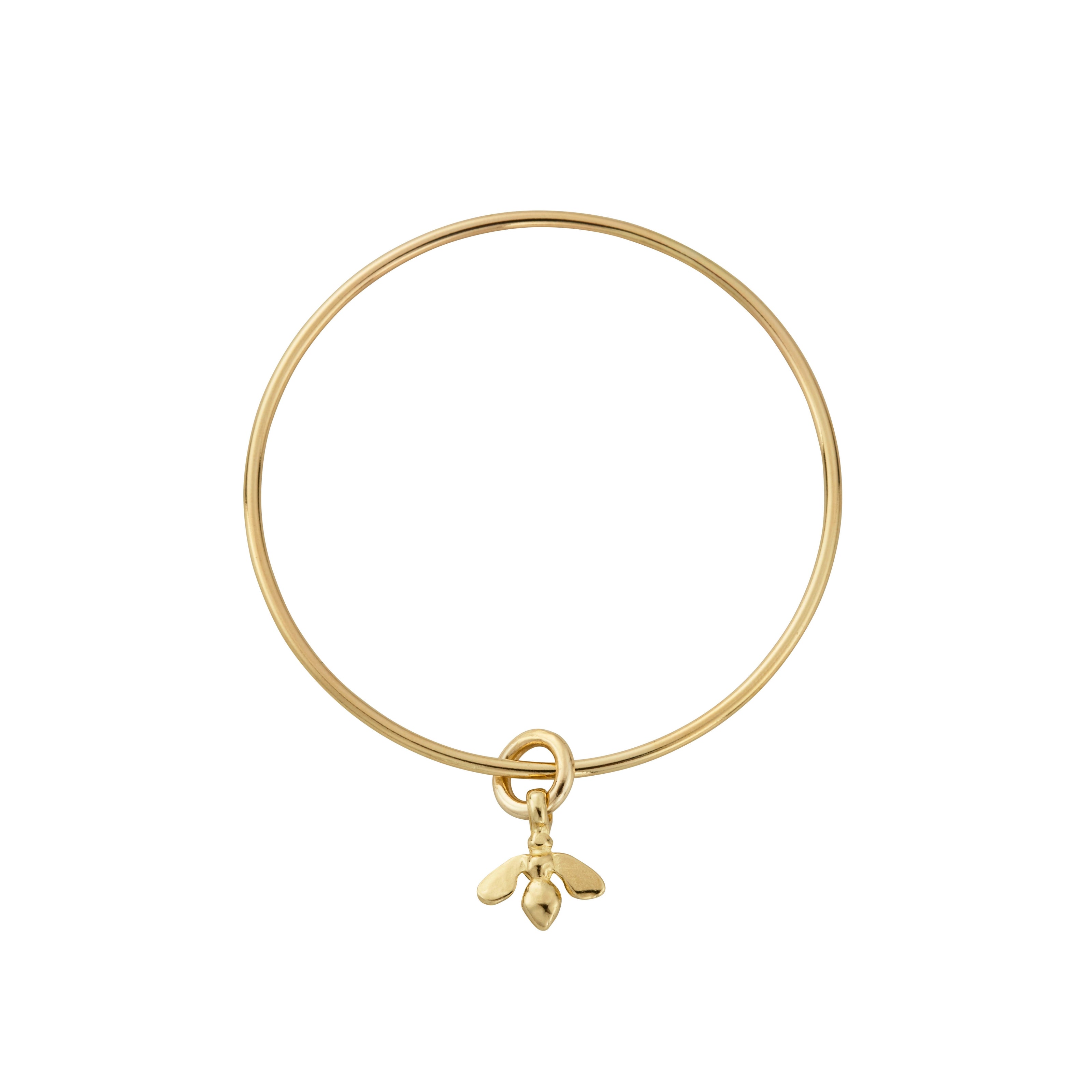 Gold Mini Honey Bee Bangle