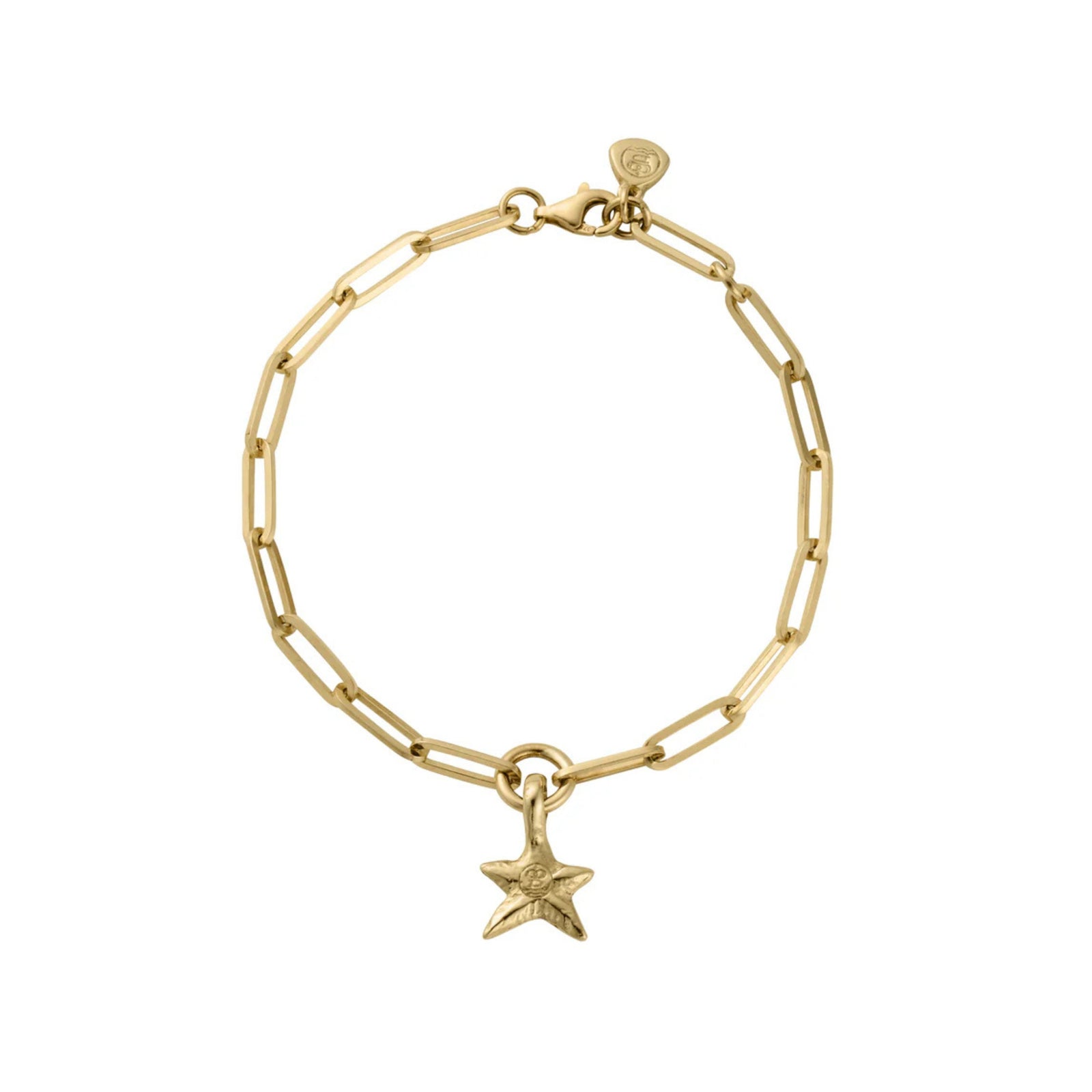 Gold Mini Star Trace Chain Bracelet
