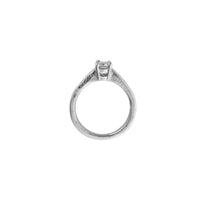 'The Story' Silver Oval 0.5ct Lab Grown Diamond Claw Engagement Ring