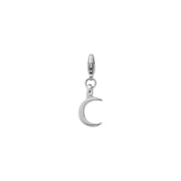 Silver Mini Crescent Moon Lobster Charm