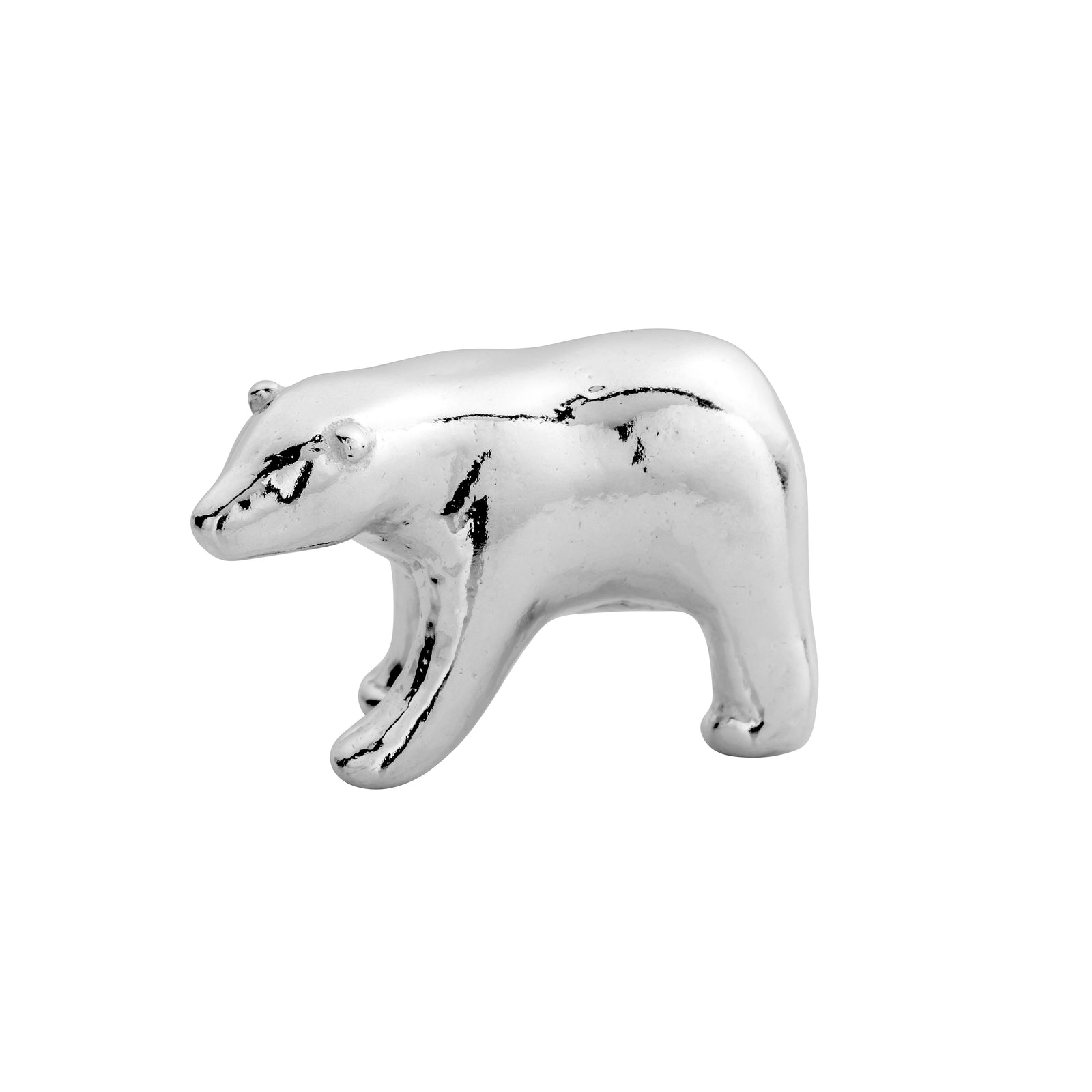 'Boreas' Silver Polar Bear Keepsake