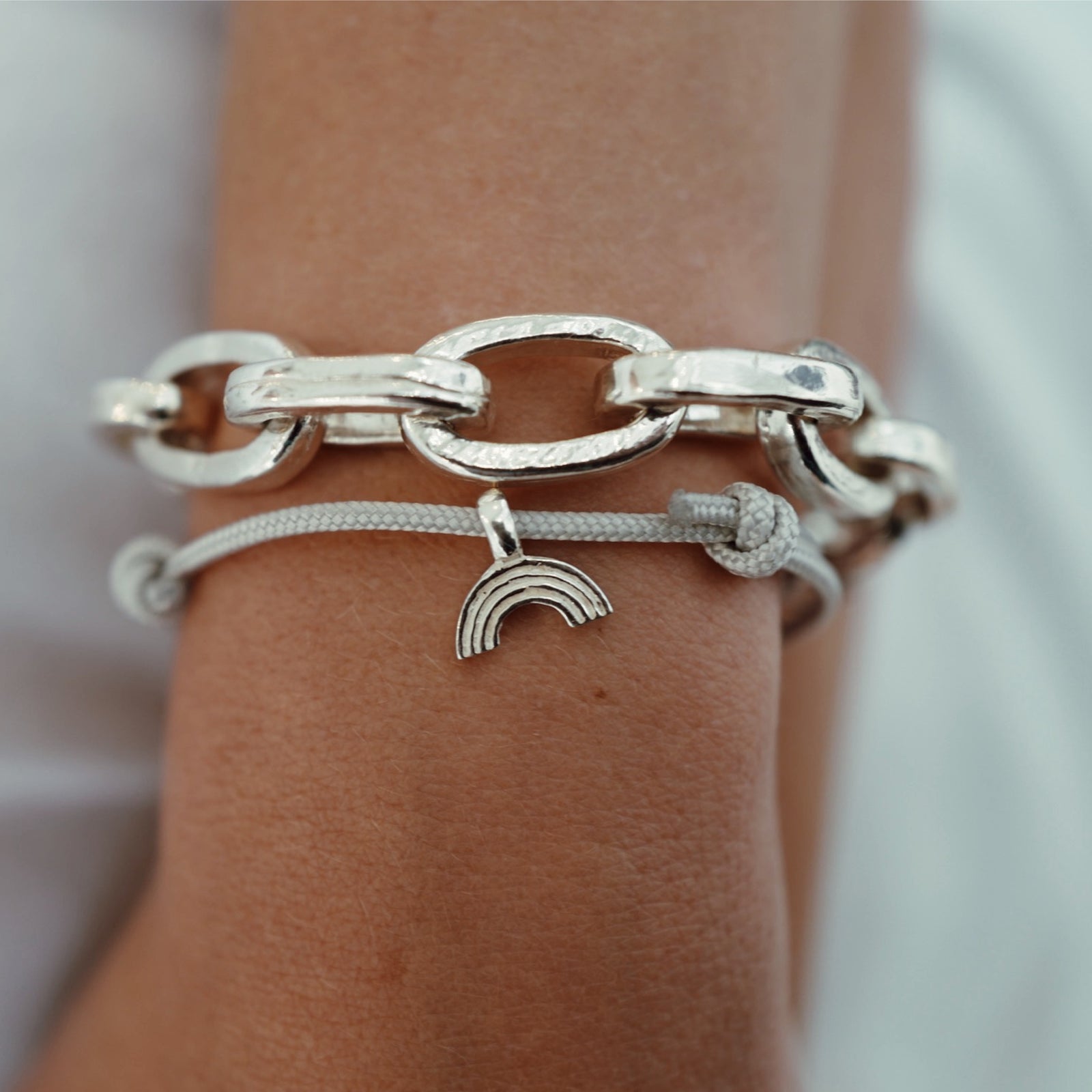 Silver Mini Rainbow Sailing Rope