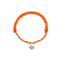 Silver Scallop Shell Speckled Sailing Rope