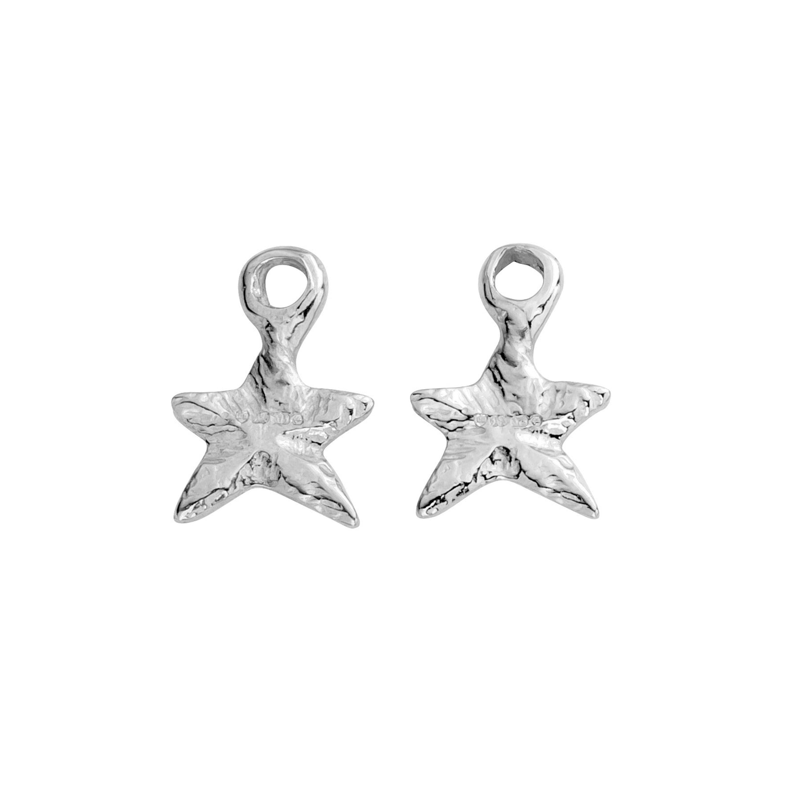 Silver Mini Star Earring Charms