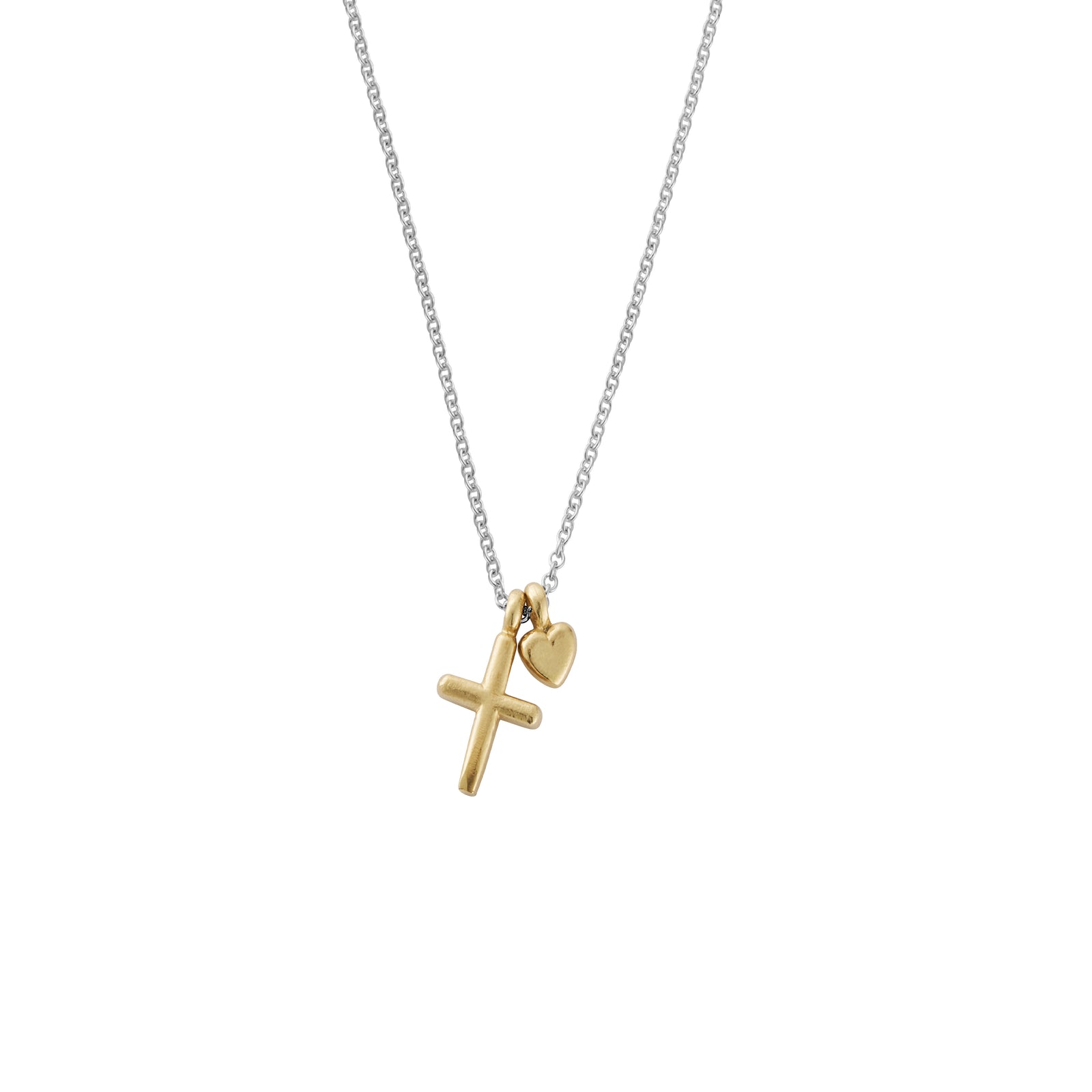 Silver & Gold Love & Heritage Charm Necklace