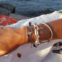 Gold Scallop Shell Chain Bracelet