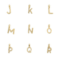 Children's Gold Fixed Alphabet Necklace