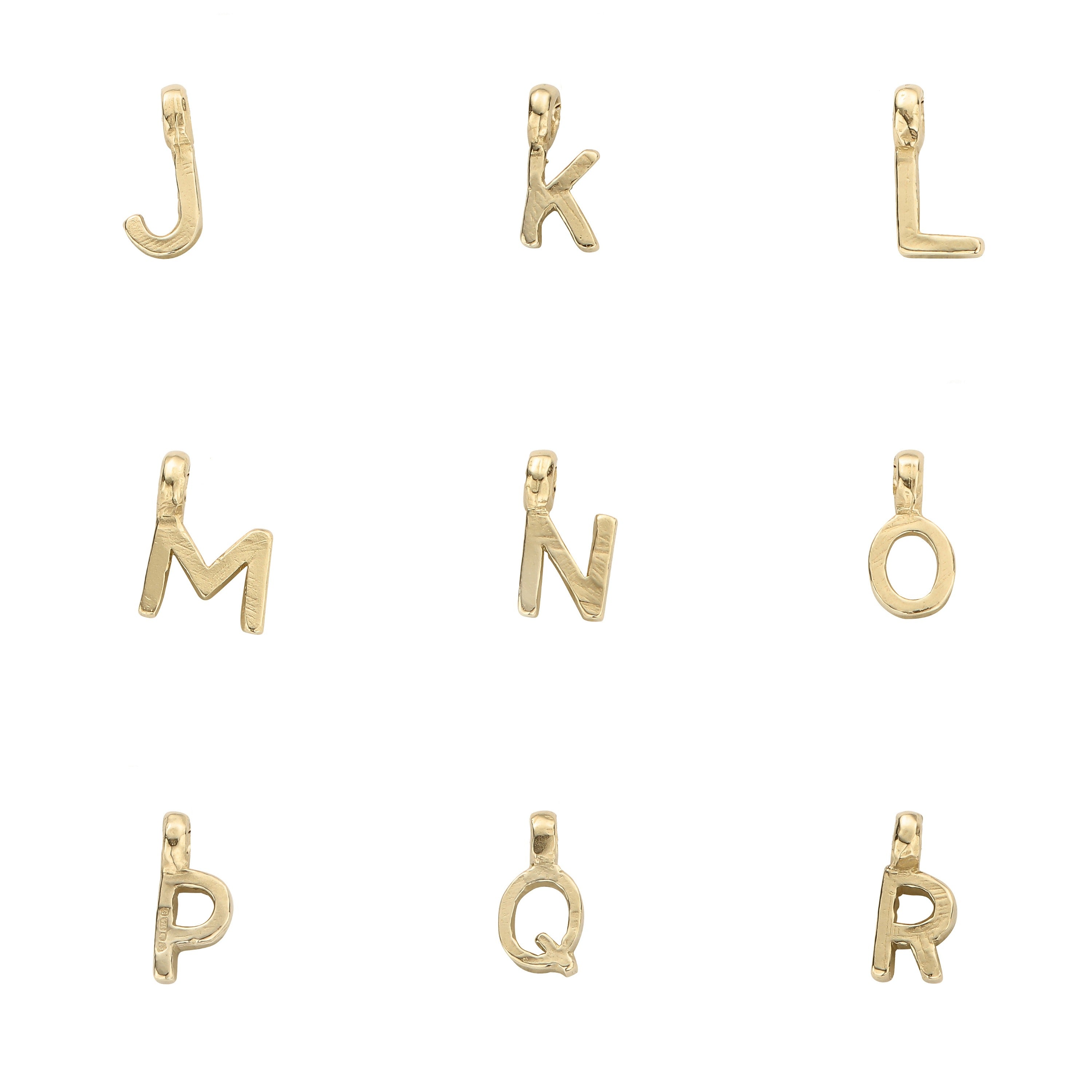 Children's Gold Fixed Alphabet Necklace