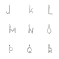 Children's Silver Fixed Alphabet Necklace