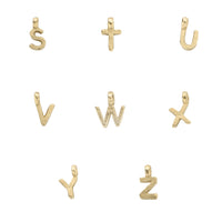 Gold Fixed Alphabet Necklace