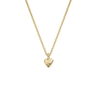 Children's Gold Baby Heart Necklace