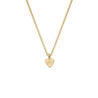 Children's Gold Baby Heart Necklace