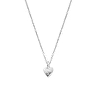 Children's Silver Baby Heart Necklace