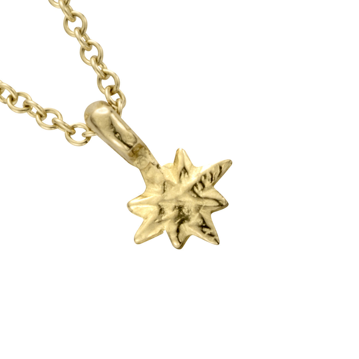 Children's Gold Baby North Star Necklace