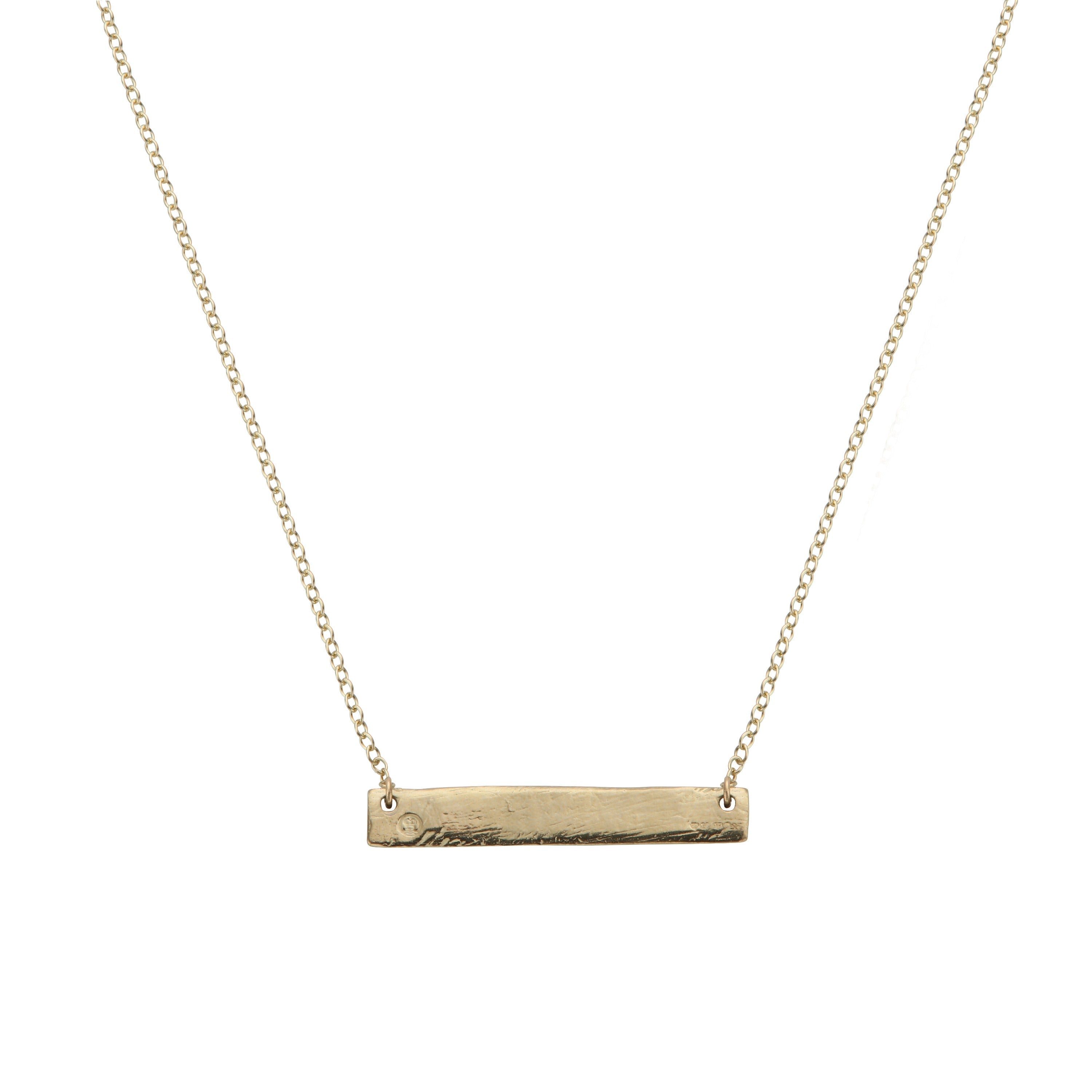 Gold Bar Necklace – Daniella Draper - Main Image