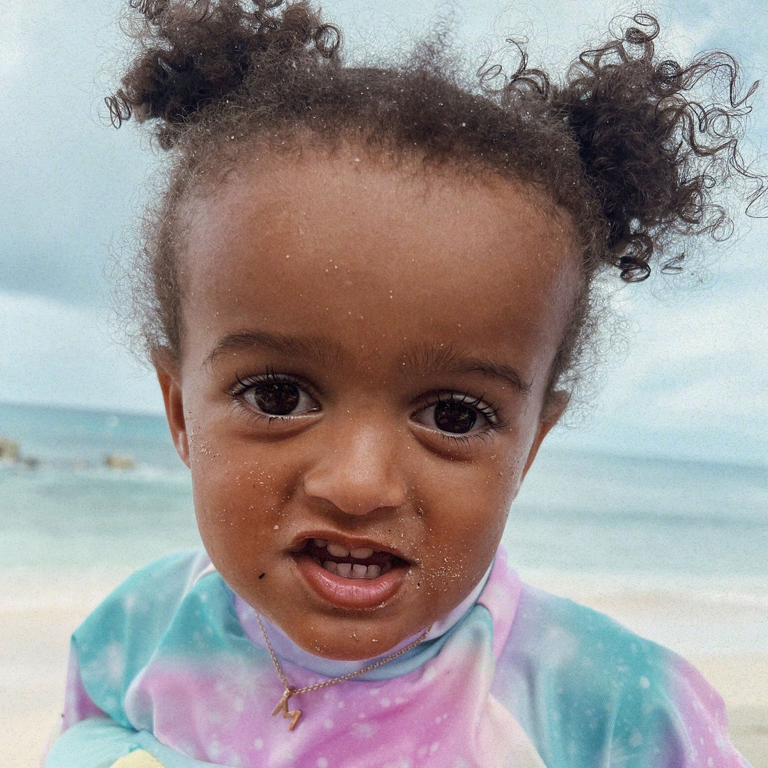 Children's Gold Mini Alphabet Necklace