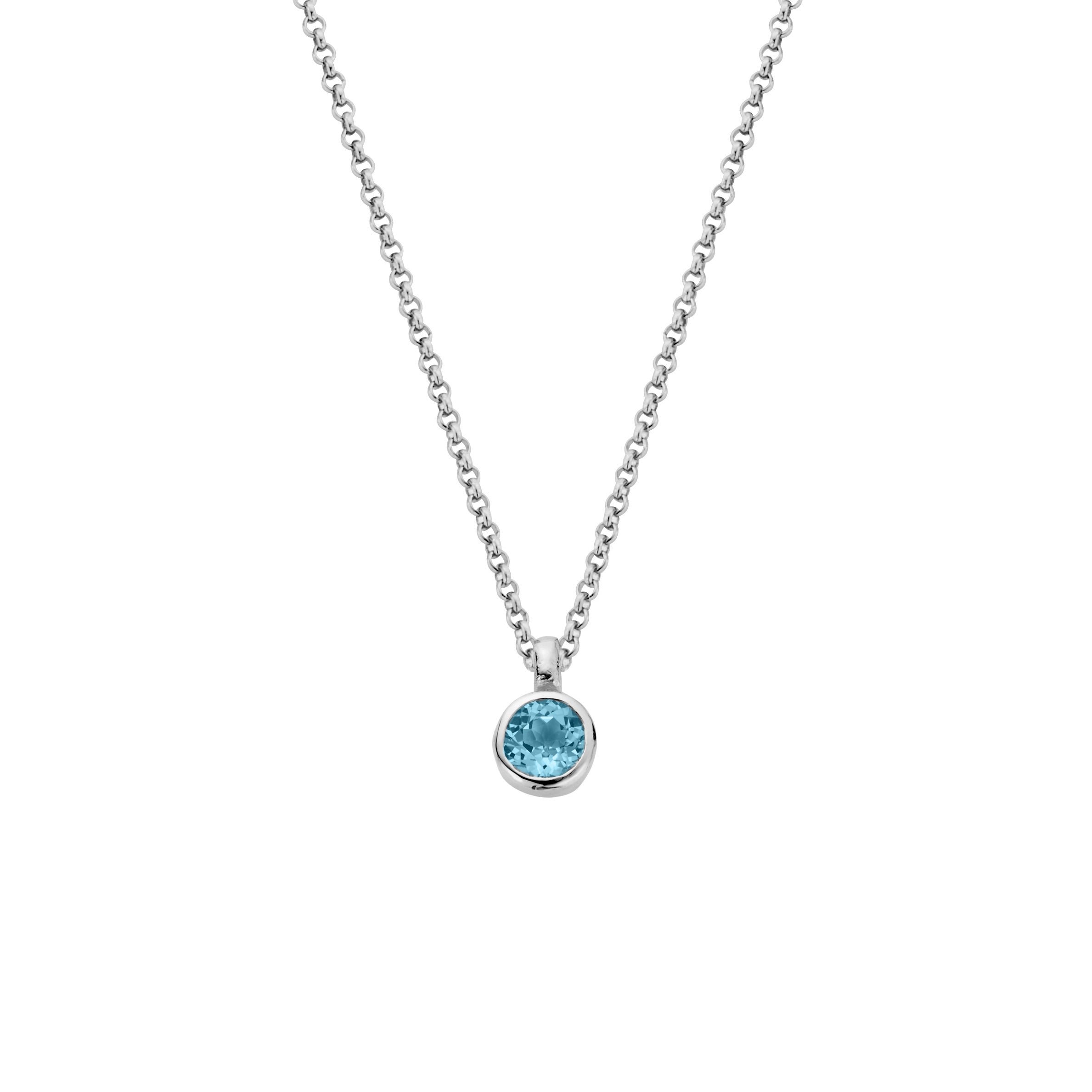 Baby Treasure Blue Topaz Necklace – Daniella Draper