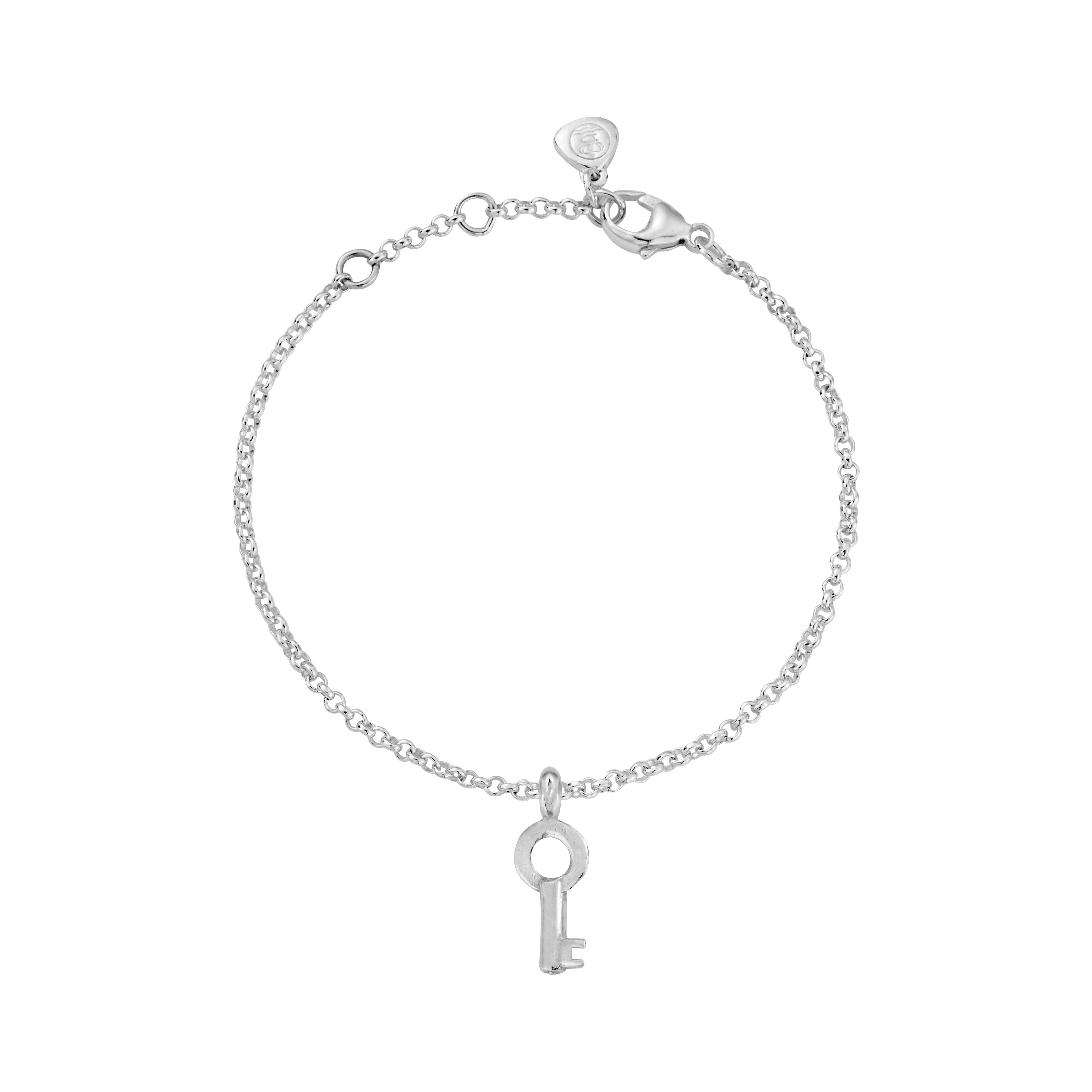 Silver Mini Dreamer's Key Chain Bracelet