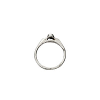 Silver Diamond Promise Ring
