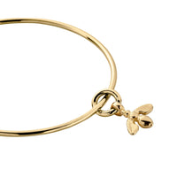 Gold Mini Honey Bee Bangle