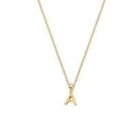 Children's Gold Mini Alphabet Necklace