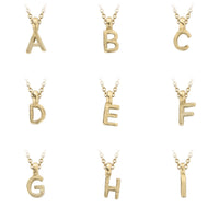 Children's Gold Mini Alphabet Necklace