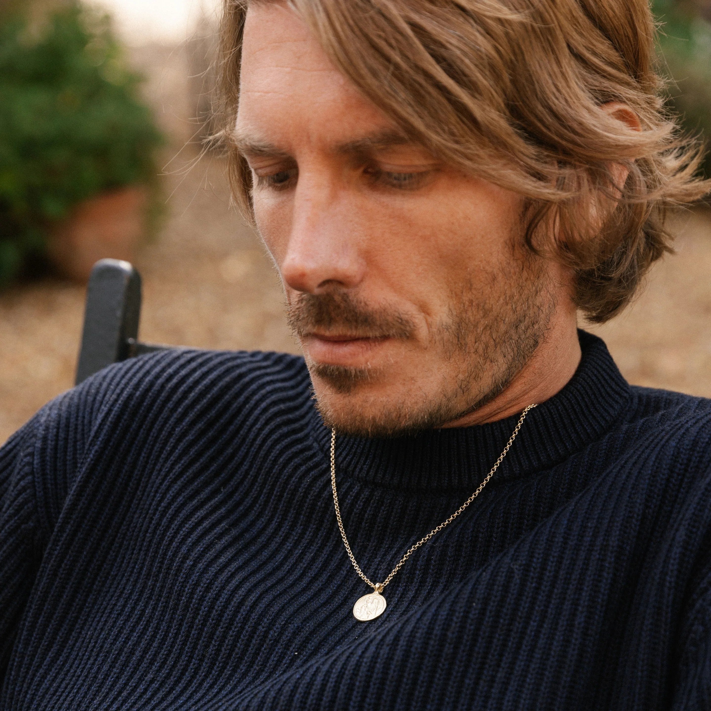 Gold St Christopher Gift Set