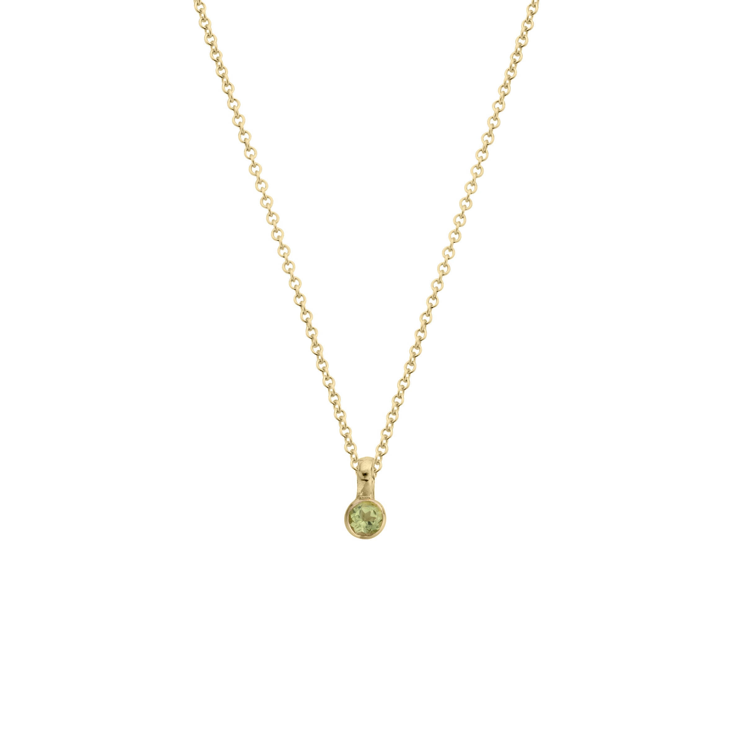 14k Peridot on sale Pendant