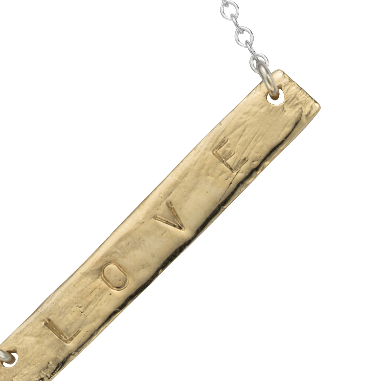 Silver & Gold Bar Necklace