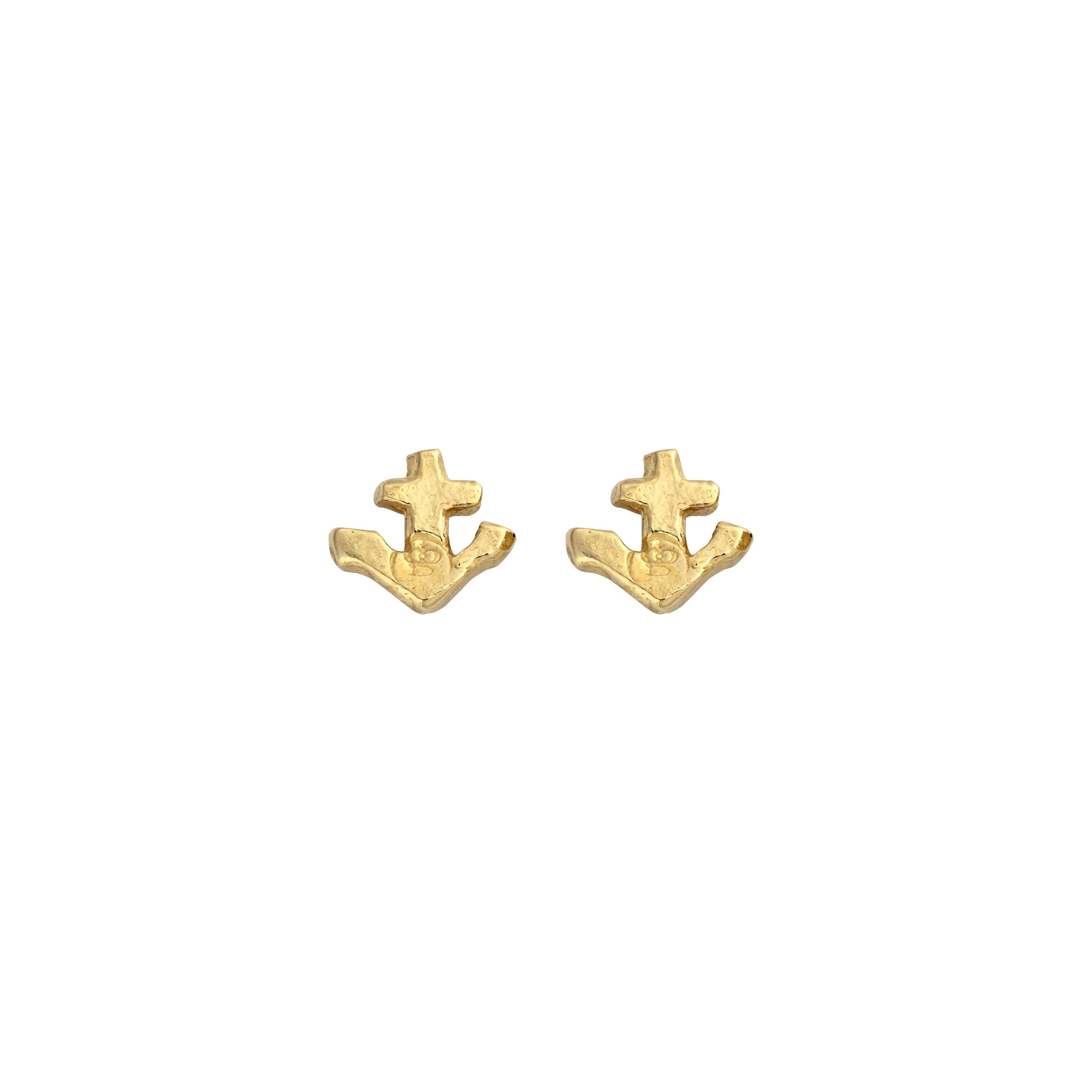 Gold Tiny Anchor Ear Charm