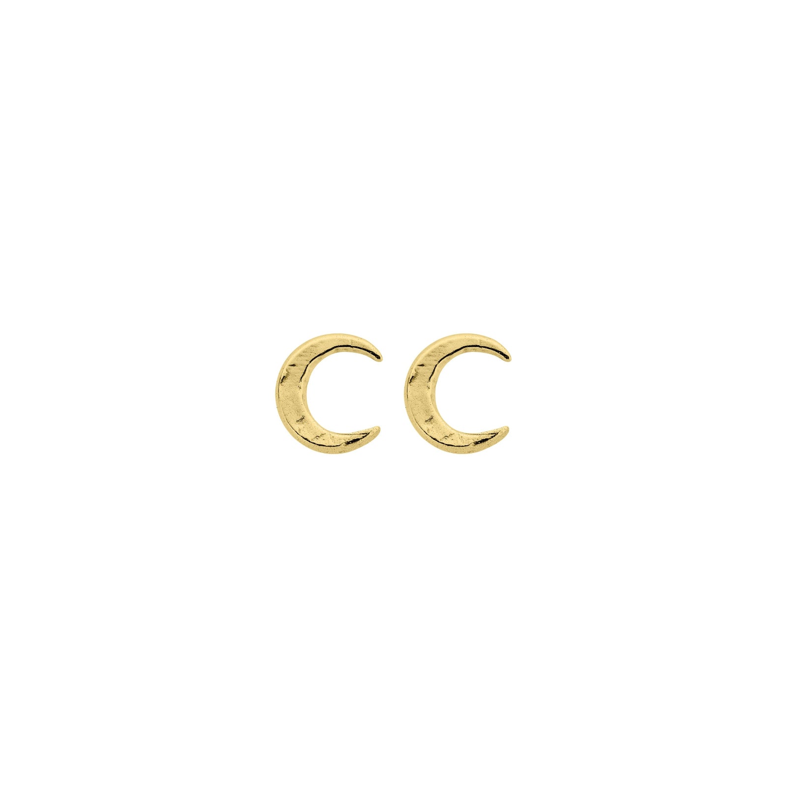 Gold Tiny Moon Ear Charm
