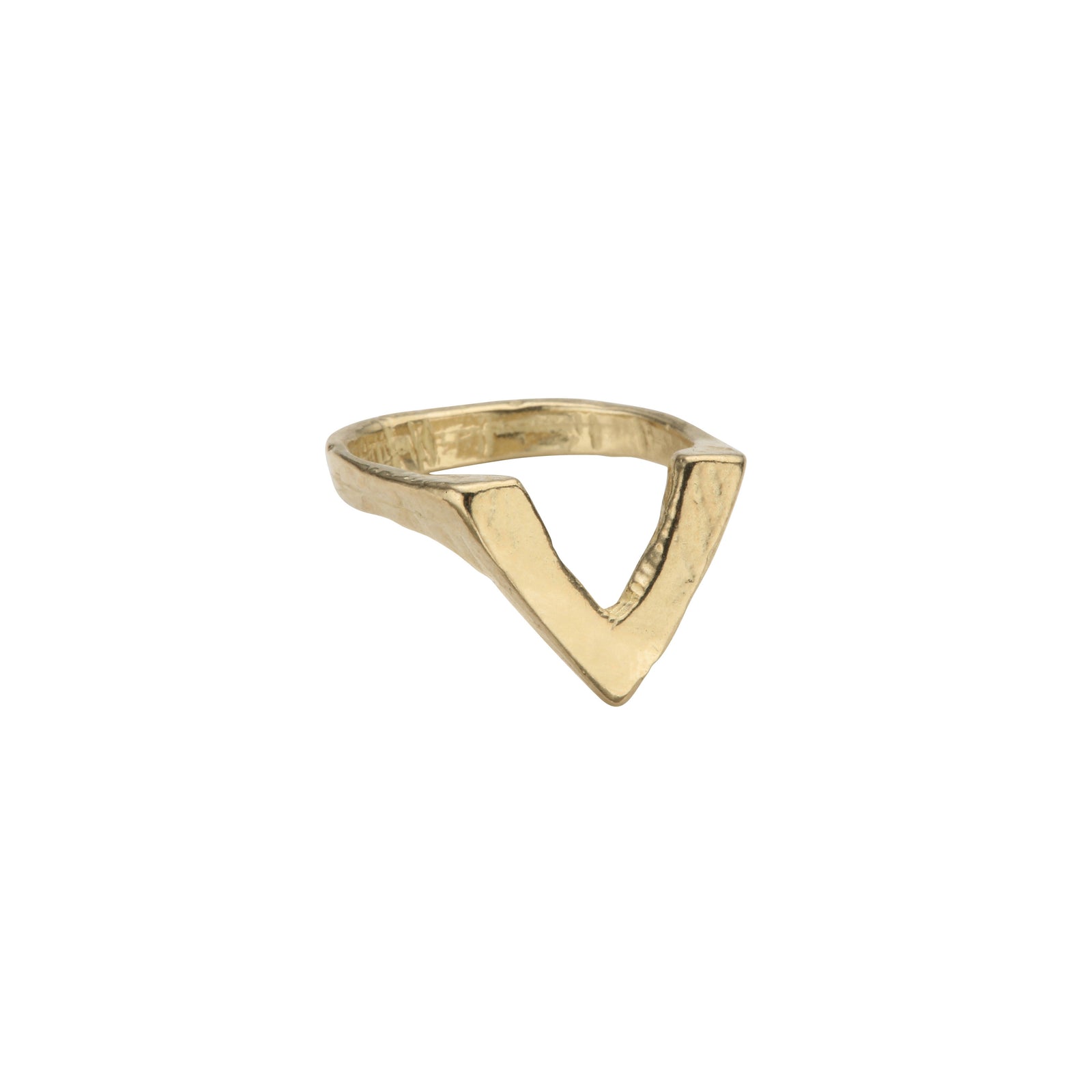 Gold V Ring