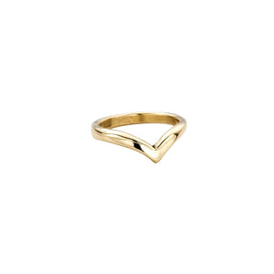 9ct Gold Wishbone Wedding Band