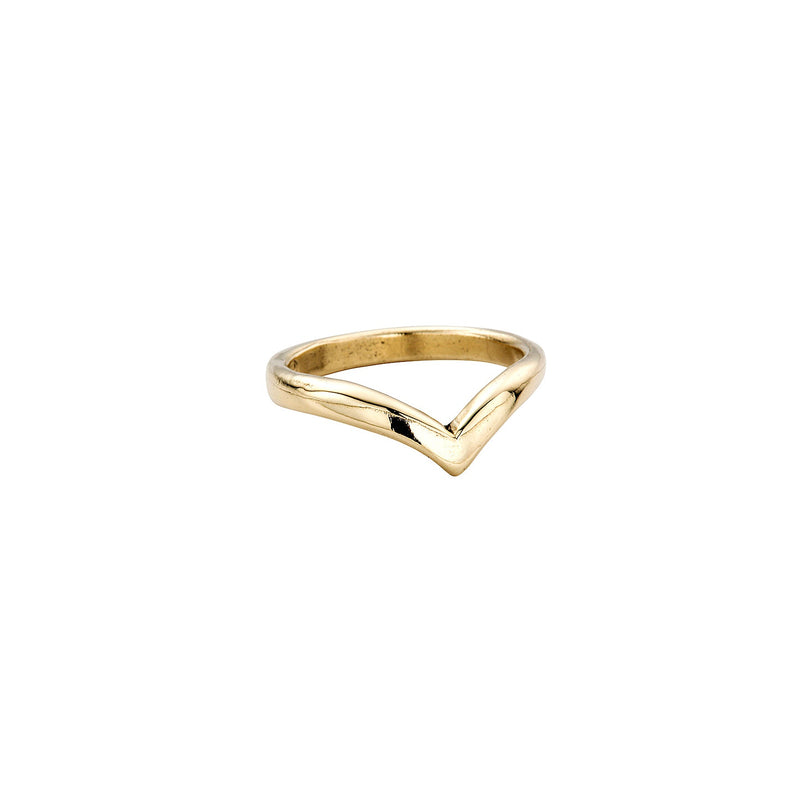 9ct Gold Wishbone Wedding Band