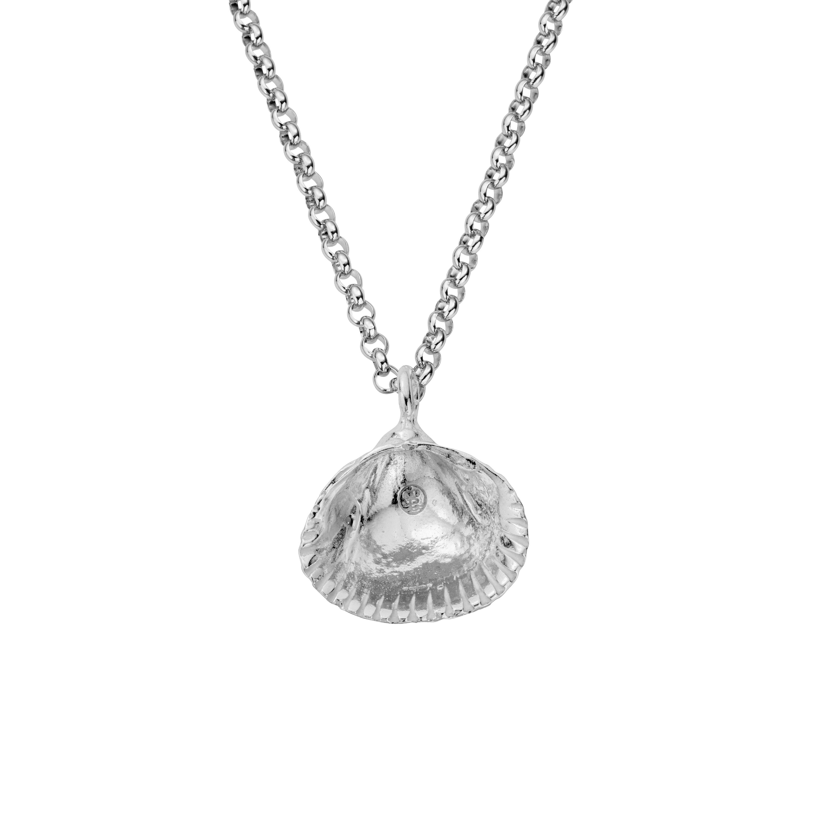 Silver Maxi Shell Necklace