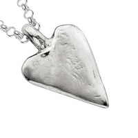 Silver Medium Heart Necklace