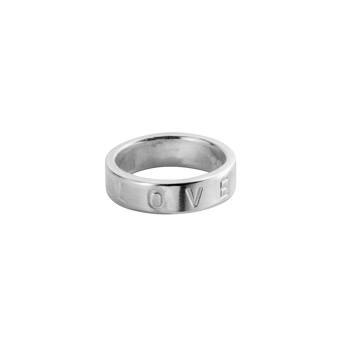 Silver Midi Signature Ring