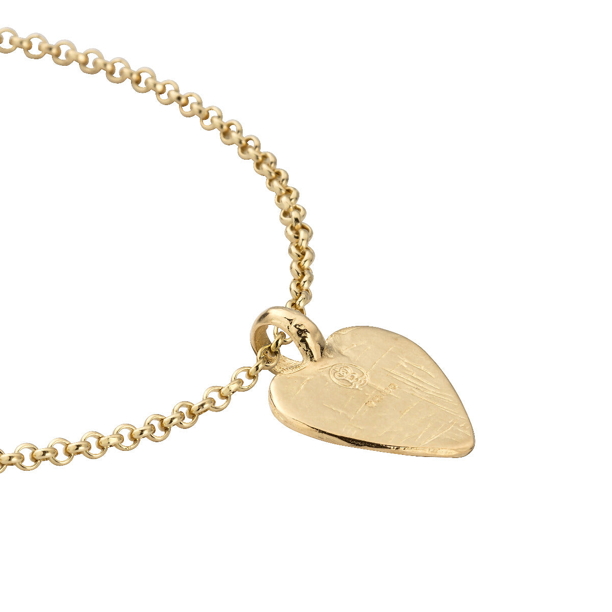 Gold Medium You Are Loved Chain Bracelet