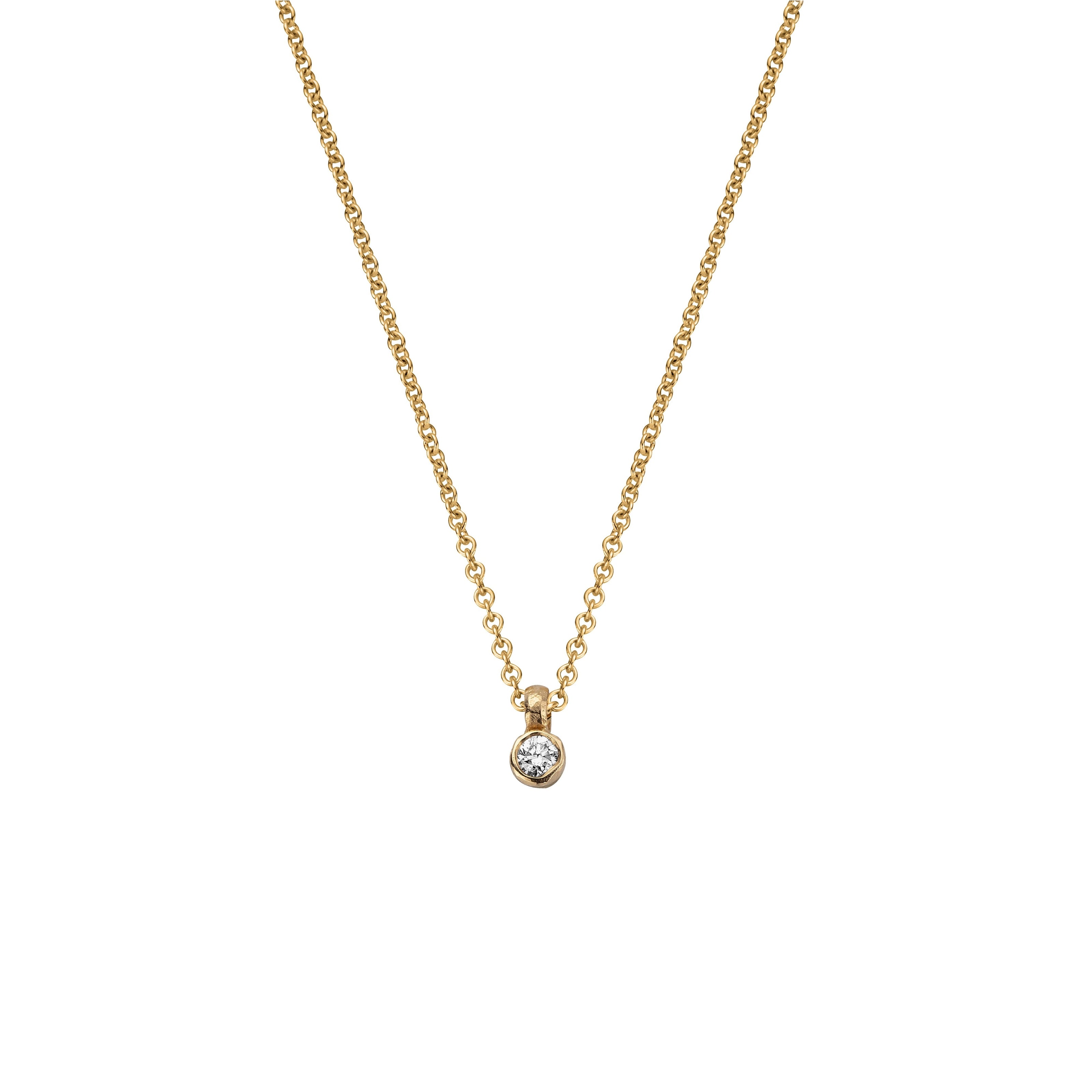 Gold Mini Diamond Necklace