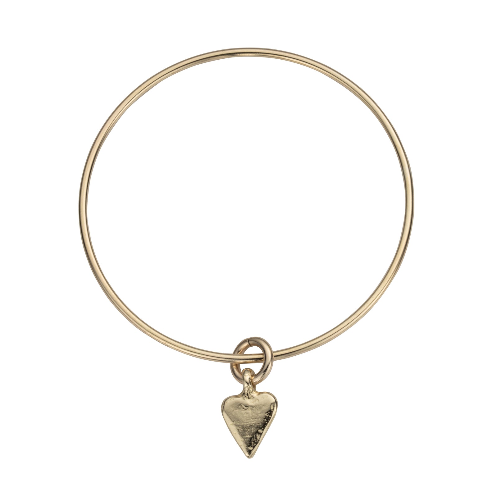 Gold Mini Heart Bangle